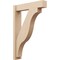 Ekena Millwork 6-in W x 26-in D x 38-in H Funston Block Rough Cedar Woodgrain TimberThane Outlooker, Primed Tan OUTUR060X26X38FST44RCPR - alternate 1